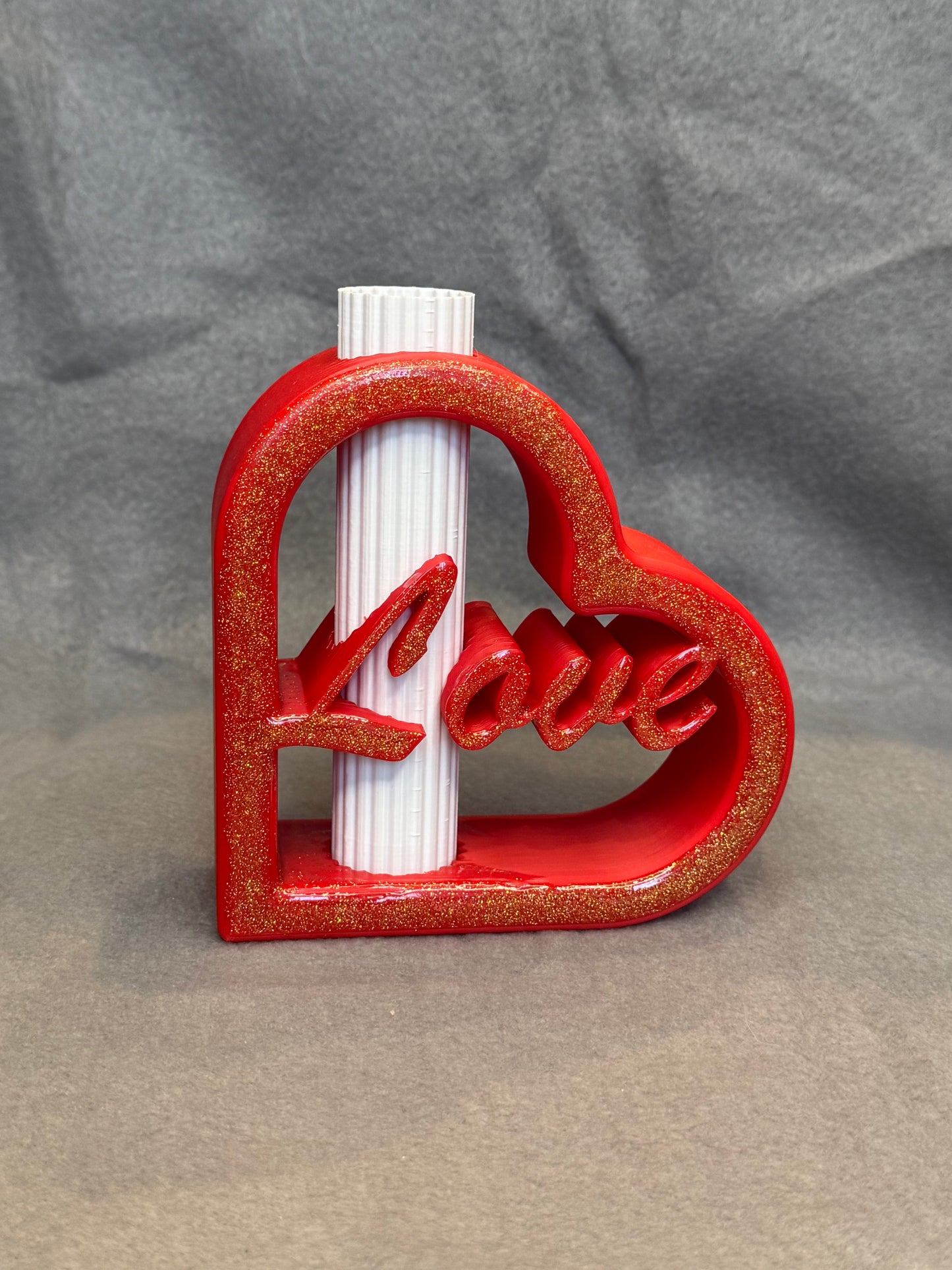 Love Vase w/ Roses