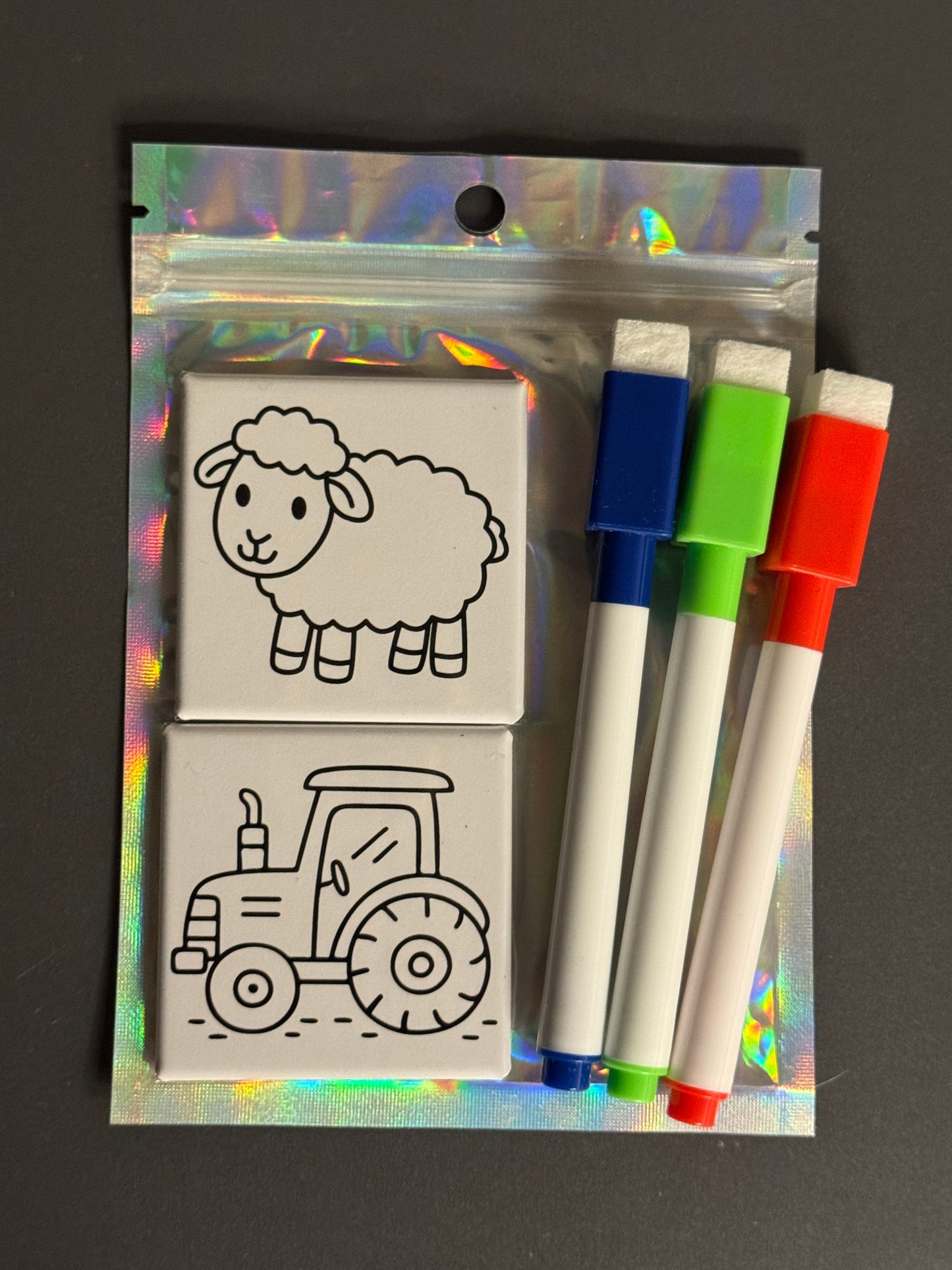 Magnet coloring set